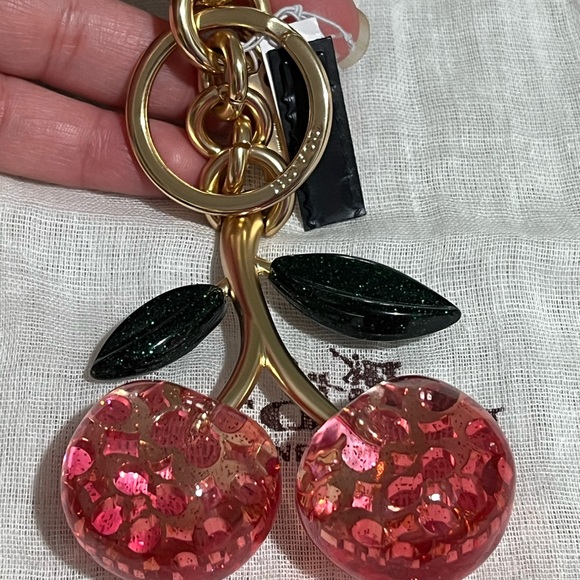 Coach Strawberry Bag Charm NEW - Picture 3 of 5